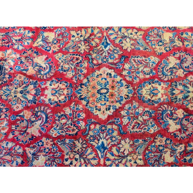 Traditional Early 20th Century Sarouk Rug For Sale - Image 3 of 13