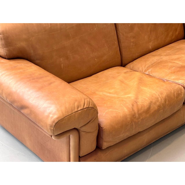 DS-44 Two-Seater Leather Sofa from de Sede, Switzerland, 1970s For Sale - Image 10 of 16