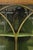 Antique English Adams Style Green Hand Painted Narrow Corner China Cabinet For Sale - Image 9 of 18
