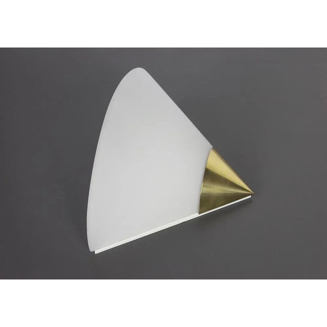 German Opal Glass Sconces by Limburg, Set of 2 For Sale - Image 4 of 7