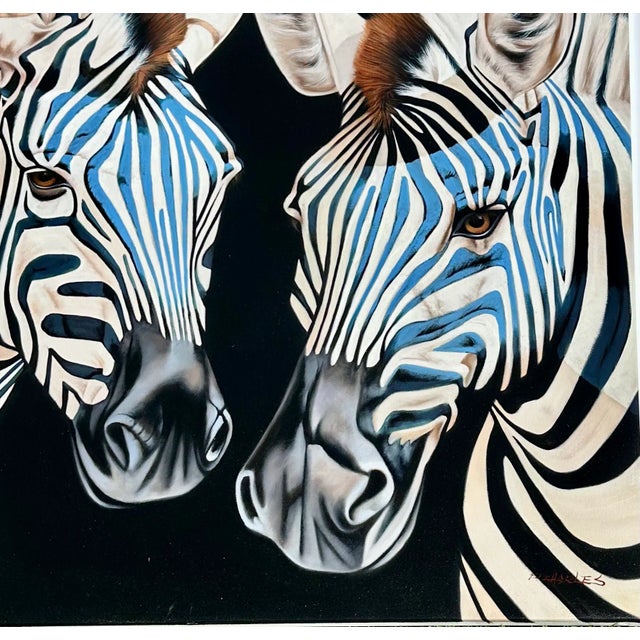 Original oil on canvas by P. Charles. Stretched and unframed. Dimensions: 36 x 36" Please note: If you purchase multiple...