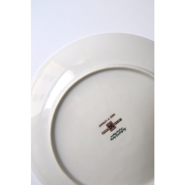 German Porcelain Dinner Plates, French Designer Jean Luce, Midcentury Modern, Set of 10 For Sale - Image 11 of 12