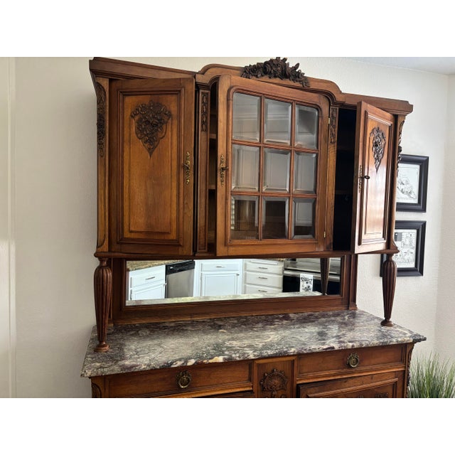 Antique French Louis XVI-style China Hutch For Sale - Image 16 of 16