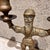 1970s Antique Brass Double Candlestick Holders, Early 20th Century For Sale - Image 5 of 10