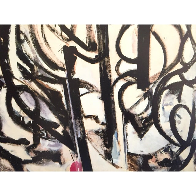 Paper Lee Krasner Foundation Abstract Expressionist Lithograph Print Poster " Gothic Landscape " 1961 For Sale - Image 7 of 13