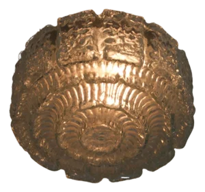 Glass Flush Mount from Glashütte Limburg, 1960s