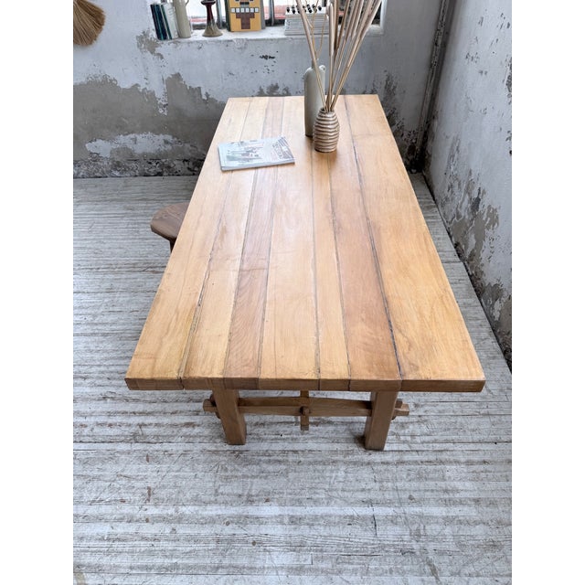 Mountain Dining Table in Beech, 1950s For Sale - Image 6 of 18