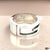Authentic Gucci Estate Ring Size 5.5 Sterling Silver Height 8 mm G28 This elegant Authentic Gucci ring is made of sterling...