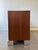 1980s Post Modern Mahogany & Aluminum 6 Drawer Dresser For Sale - Image 9 of 17