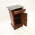 A wonderful antique French walnut marble top bedside cabinet, dating from around the 1880-1900 period. It is of superb...