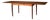 Danish Modern Teak Expandable Draw Leaf Dining Table For Sale