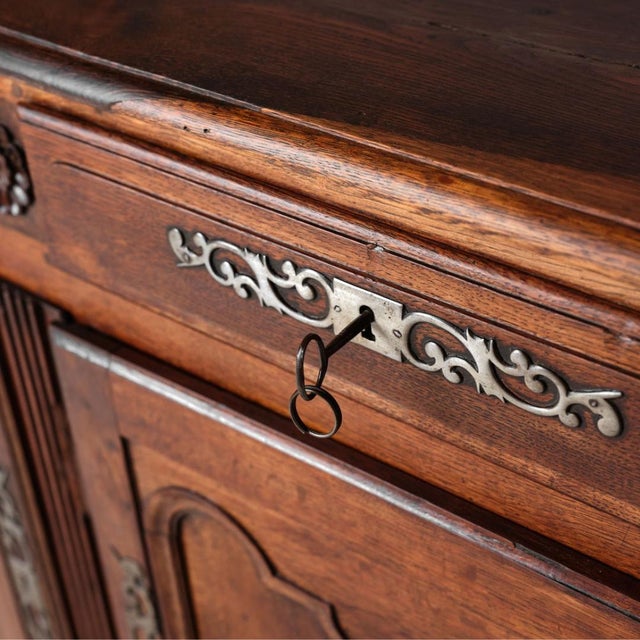 19th Century French Oak Buffet For Sale - Image 11 of 12