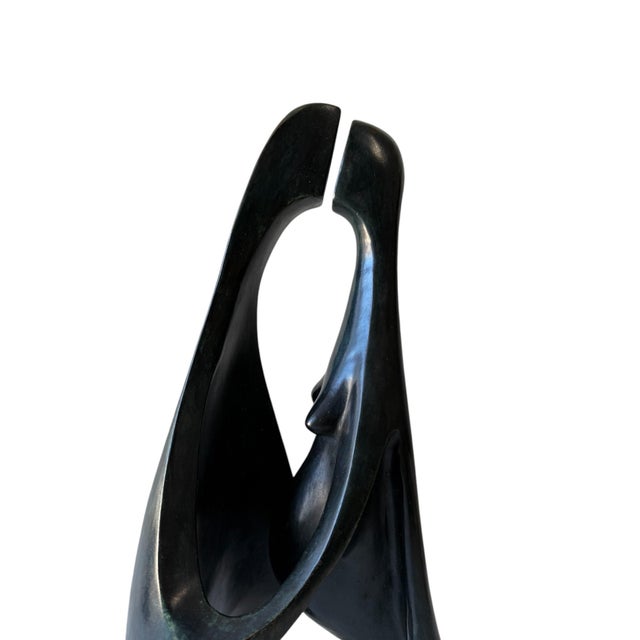 Marcelo Morandin, Latin American Art Figurative Abstract Bronze Sculpture Lovers Marcelo Morandin, 1988 For Sale - Image 9 of 12