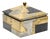 Vintage Brutalist Patchwork Jewelry Box For Sale
