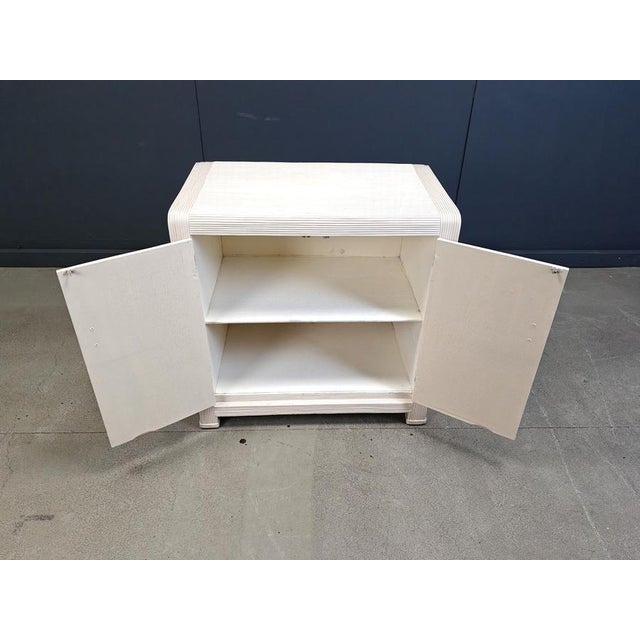 Vintage Tropical Split Reed Cabinet, 1970s For Sale - Image 4 of 12