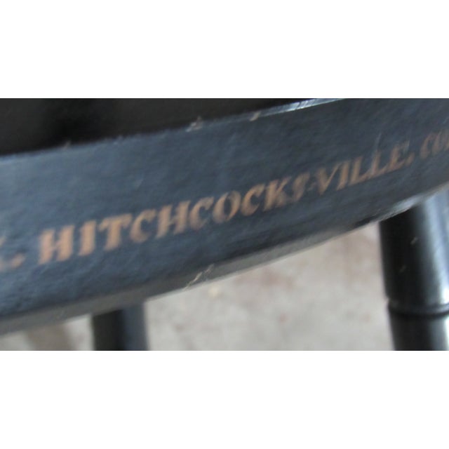 1980s Set Hitchcock Floral Chairs Dining Kitchen Farmhouse For Sale - Image 11 of 13