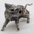 Metal Vintage Italian Handmade Genuine Silver Boar Figurine by Mario Cerreti, 1950s For Sale - Image 7 of 13