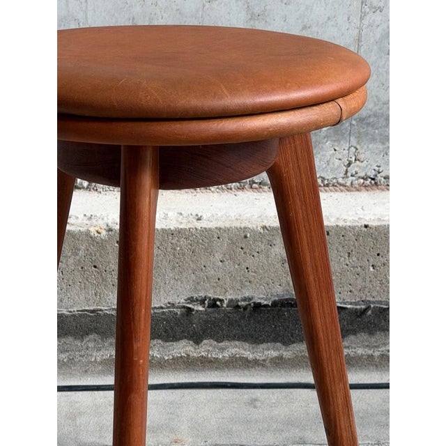 Model SJ.08 Stool by Erik Buck for Domus Dancia, Denmark, 1960s For Sale - Image 4 of 6
