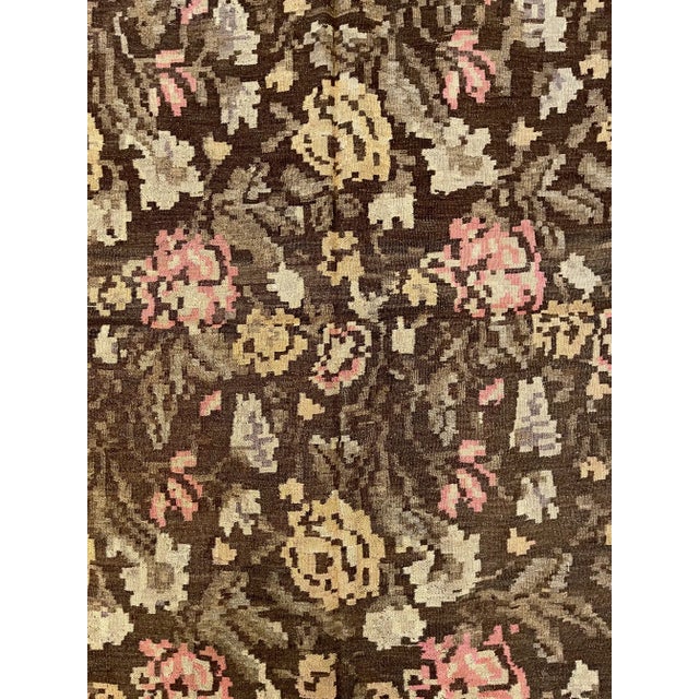 Antique Bessarabian Stylish Floral Design 9' X 6' one of a kind 1 of 1