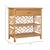 Modern Chippendale End Table, Natural For Sale - Image 3 of 11