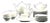 Maria White Porcelain Coffee Service from Rosenthal, 1940s, Set of 27 For Sale