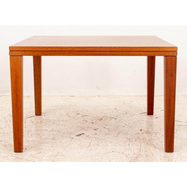 Danish Modern Cherry Wood Square Coffee Table Chairish