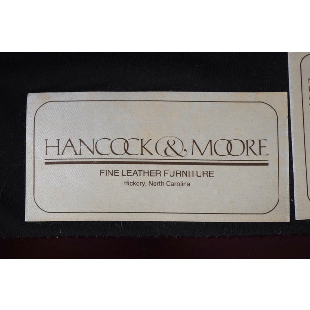 Hancock & Moore Leather Chair & Ottoman For Sale - Image 16 of 18