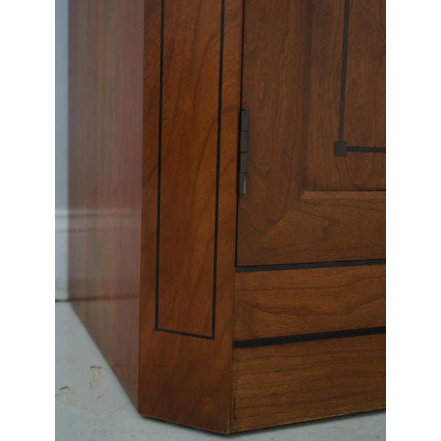 Stickley 21st Century Collection Cherry China Cabinet For Sale - Image 10 of 18