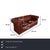 Bring the epitome of British seating tradition into your living room with this Chesterfield three-seater sofa. The dark...