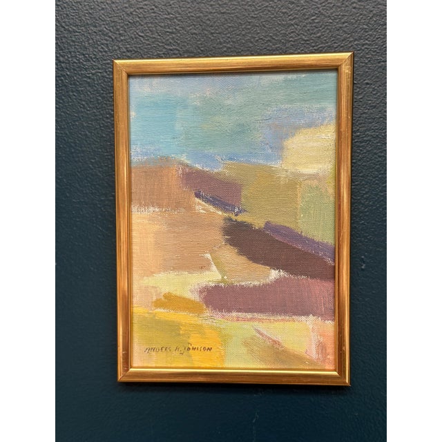 Anders A. Jönsson, Sommardag Krokås, 1960s, Oil Painting on Panel, Framed For Sale - Image 13 of 17