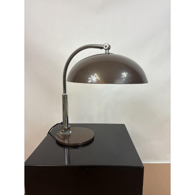 Hala zeist model 144 busquet desk lamp desk lamp designed by h. Th. A busquet for hala zeist. The lamp has a steel stand,...