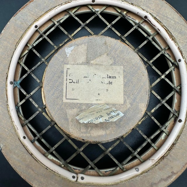 Ceramic Mid 20th Century Victorian Porcelain Cameo Wall Art Cries of London Primroses Yellow Primroses For Sale - Image 7 of 7