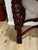 Wood 1990s Victorian Hand Carved Wood and Limestone Console Table For Sale - Image 7 of 12