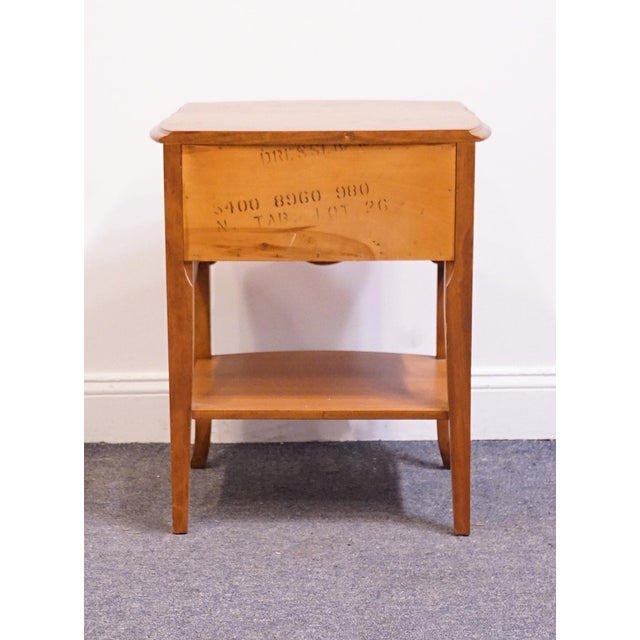 Bassett Furniture Solid Cherry Country French Provincial 22" Nightstand 5400-8960-980 For Sale - Image 10 of 12