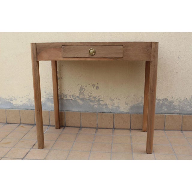 Beech Slab Table, Italy, 1950s For Sale - Image 9 of 13