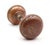 Traditional Vintage Classic Style Brass Passage Door Knob Set For Sale - Image 3 of 12