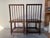 Wood Pair of Vintage Chinese Hong Kong Teakwood Accent Dining Chairs For Sale - Image 7 of 14