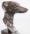 Vintage Bronze Greyhound Whippet Dog Bust Sculpture For Sale In Houston - Image 6 of 7