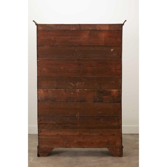 English 18th Century Oak Armoire Cabinet For Sale - Image 4 of 12