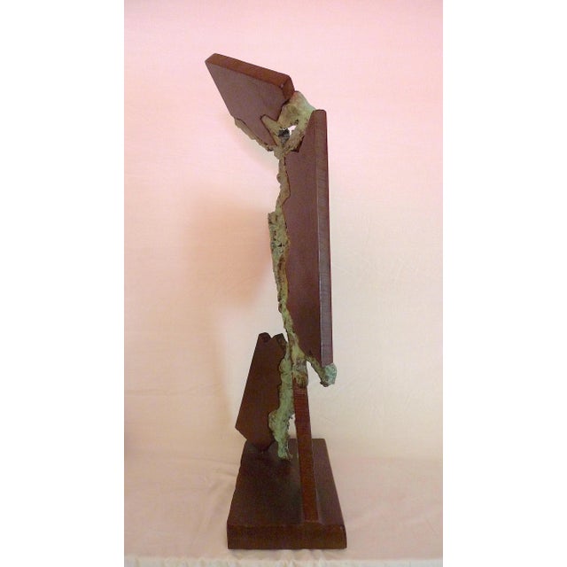 1990s 1990s "Fragmented Column" a Sculpture by Frank Morbillo For Sale - Image 5 of 8