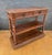 Carved Oak Barley Twist Console Table With Shelves For Sale - Image 9 of 14