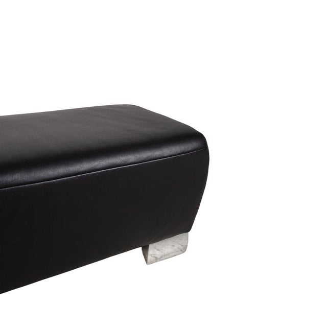 Modern Volare Leather Stool from Koinor For Sale - Image 3 of 9