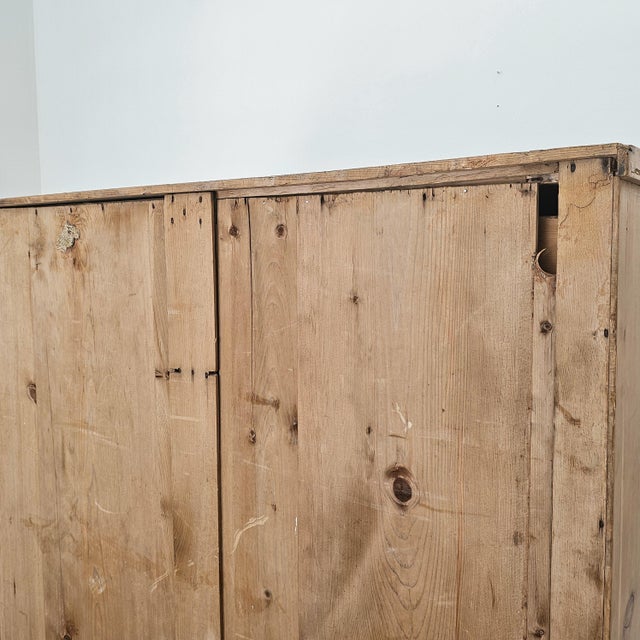 Antique English Pine Chest of Drawers (Dresser)with Dark Knobs - Circa 1870 For Sale - Image 18 of 18