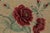 1920s Antique Hooked Square Rug in Beige With Floral Medallion, From Rug & Kilim For Sale - Image 5 of 6