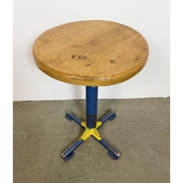 Vintage Industrial Workshop Stool, 1960s For Sale - Image 4 of 14