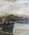 Wood Ezelino Briante, Boats in the Port of Genoa, 1960s, Oil on Wood, Framed For Sale - Image 7 of 12