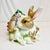 Figurative 1990s Hollywood Regency Majolica Bunnies Tureen, Fitz & Floyd Trompe L’Oeil Style. For Sale - Image 3 of 12