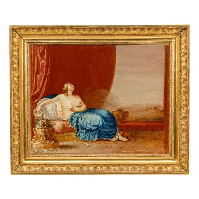 Allegory of Asia, Oil Painting, Framed For Sale