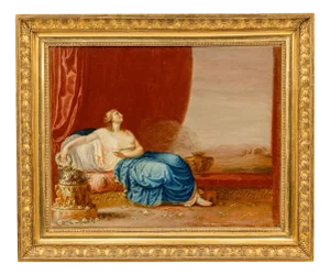 Allegory of Asia, Oil Painting, Framed