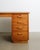 A very rare and most likely unique swedish mid century modern wooden desk model "värmdö" in solid stained pine with five...